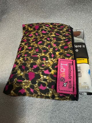 Pochette leopardata Handmade vintage glamour