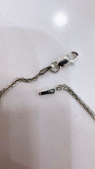 Bracciale spiga in oro bianco 18kt 750