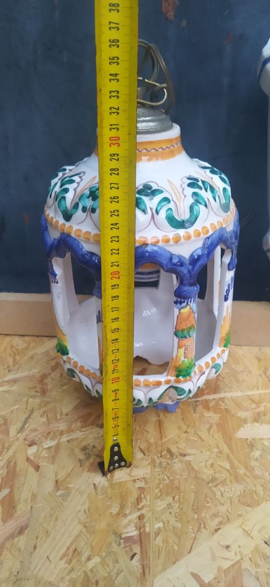 Lampara de techo y aplique cerámica 