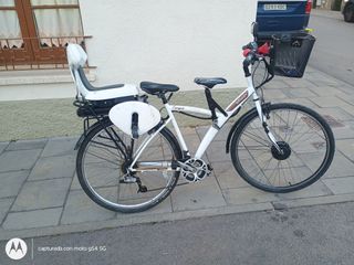 Bicicleta Eléctrica Btwin 3 Plazas