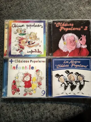 Lote 4 CDs Clásicos Populares