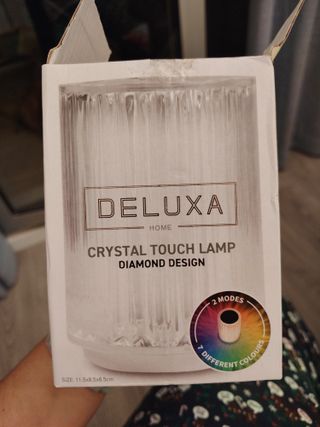 Lámpara Táctil Cristal DELUXA HOME Oro Rosa