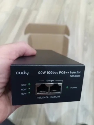 Cudy POE400X - Iniettore Ultra PoE++ 90W 10Gbps