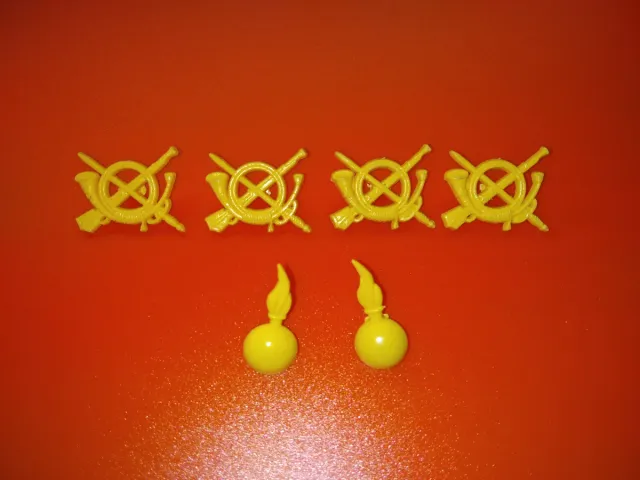 Lote insignias militares infantería y artillería