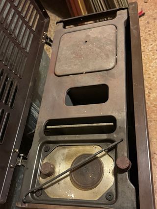 Estufa Gasoil Marrón Metal hierro fundido