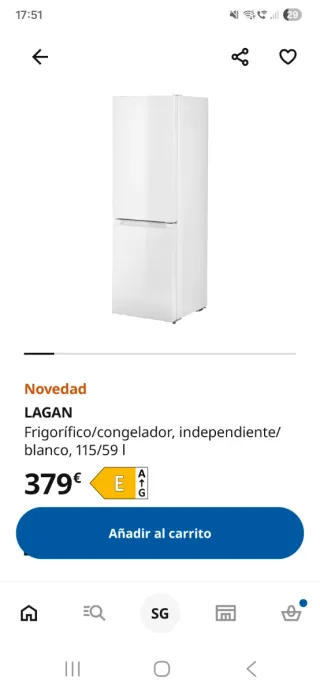 Nevera blanca nueva a estrenar