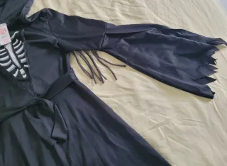 DISFRAZ ESQUELETO NIÑA TALLA 11-13 AÑOS HALLOWEEN.