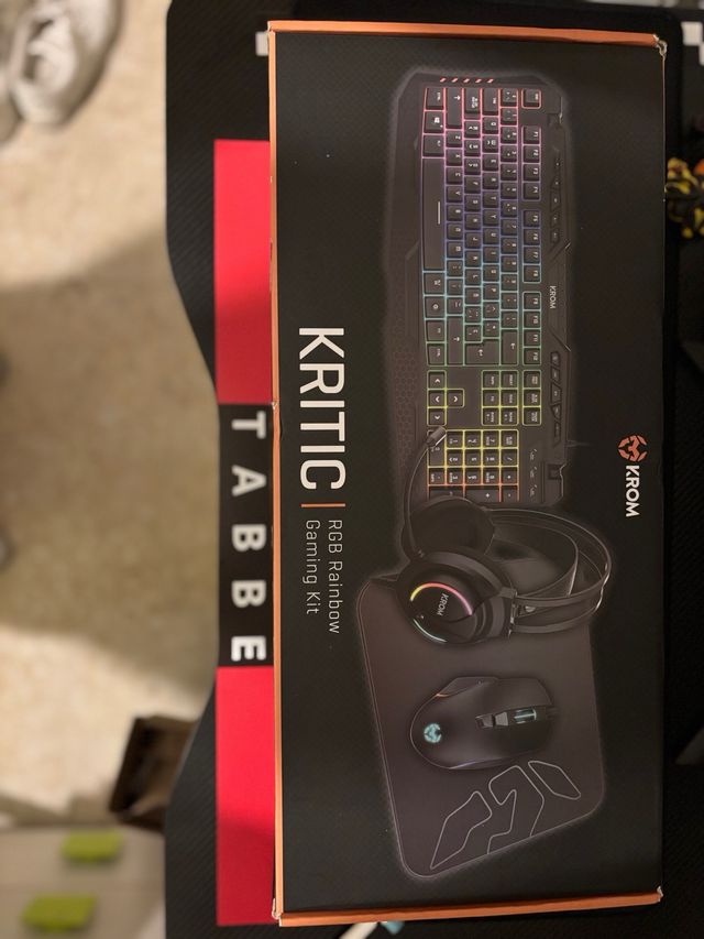 Teclado Krom y Ratón Gxtrux