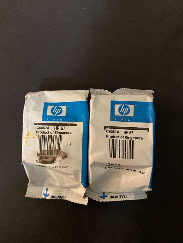 Cartuchos HP 57 Negro y Color