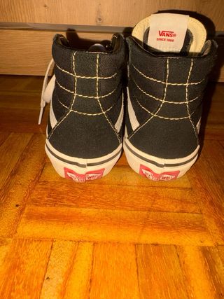 Botas Vans Infantiles Negras
