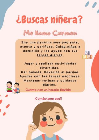 Niñera en Cádiz