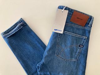 Gas Torn. Pantalón vaquero azul. W32