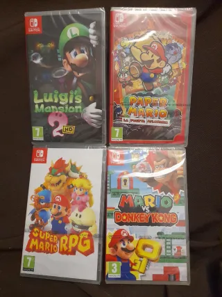 Pack 4 Juegos Nintendo Switch Mario y Luigi