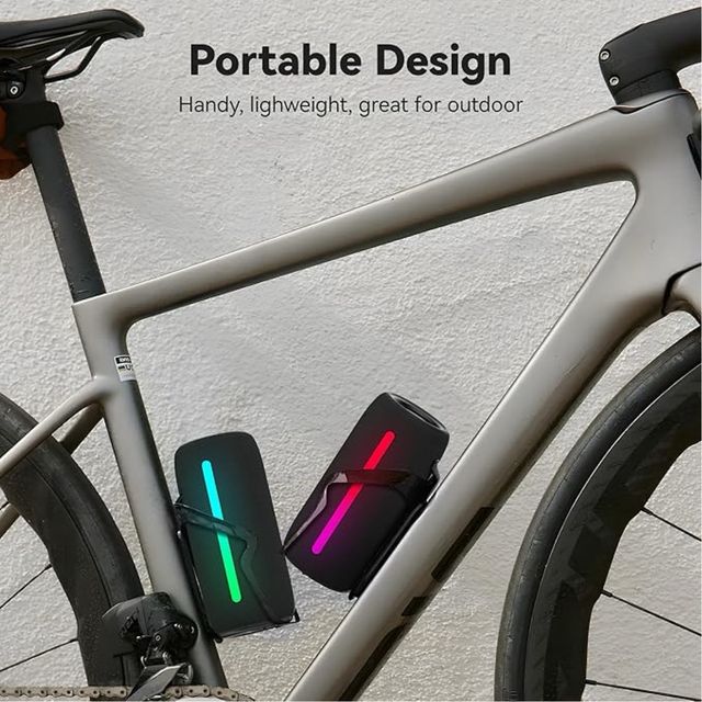 Altavoz Bluetooth Portátil Oraolo Negro Multicolor