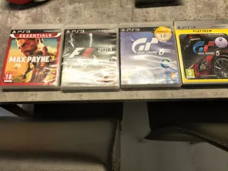 Pack 4 Juegos PS3: Max Payne 3, F1 2013, GT6, GT5