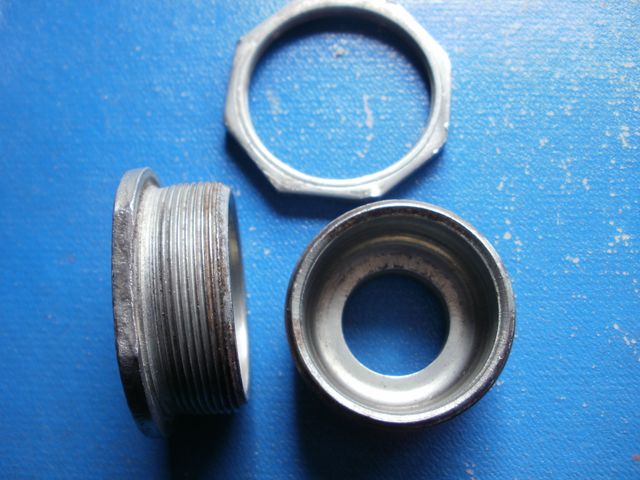 Cazoletas Pedalier Bici Antigua Rosca Italiana.