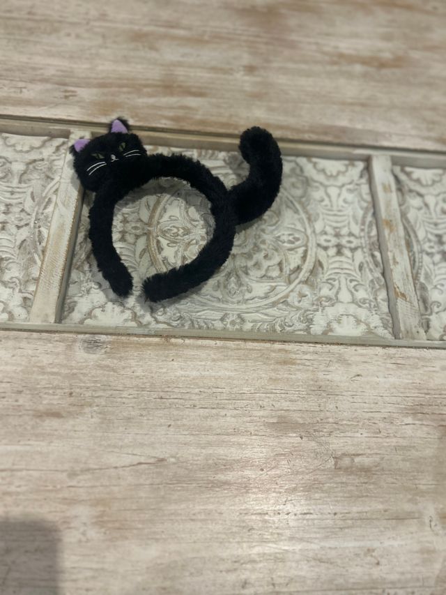 Diadema gato negro Halloween