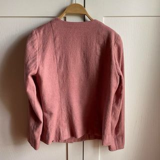 Blazer lana rosa vintage