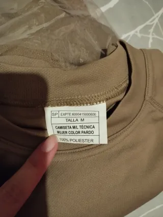 Conjunto militar técnico camiseta y pantalón mujer