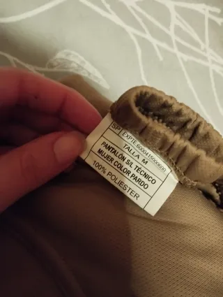 Conjunto militar técnico camiseta y pantalón mujer