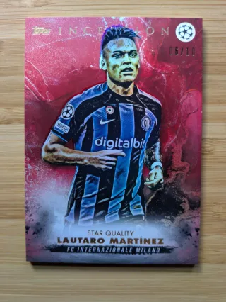 Cromo Lautaro Martínez numerado 06/10