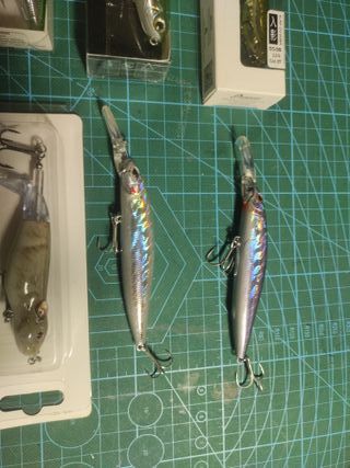 Lote señuelos pesca varias marcas nuevos