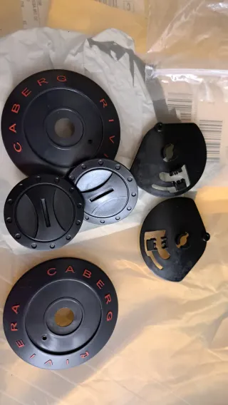 Kit Aggancio Visiera Riviera V2 Nero