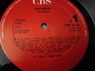 Vinilo Ana Belén - Géminis