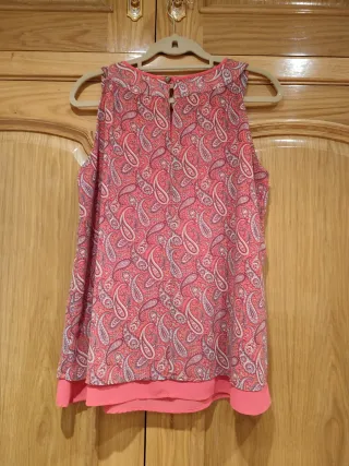 Camisa TRIO'S multicolor con estampado paisley