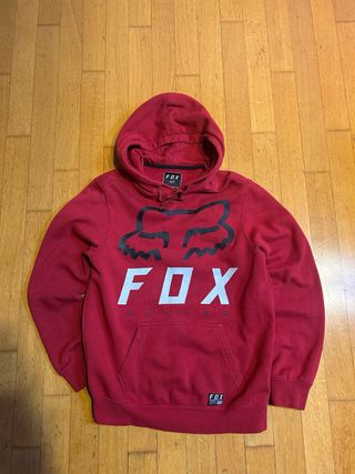 Felpa Fox Racing Rossa Vintage Moto