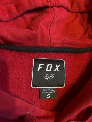 Felpa Fox Racing Rossa Vintage Moto