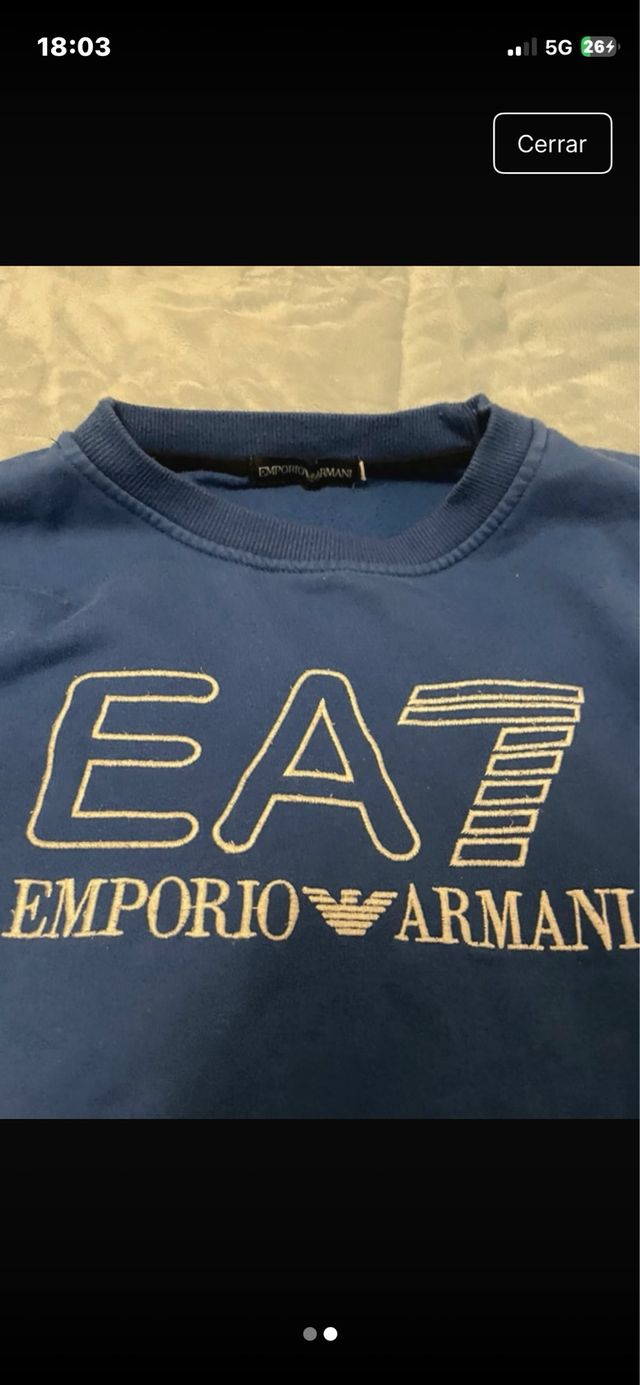 Sudadera Emporio Armani Azul