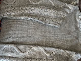 Jersey plateado trenzado