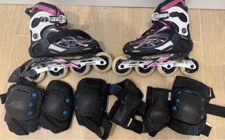 Patines en línea Fila con protecciones