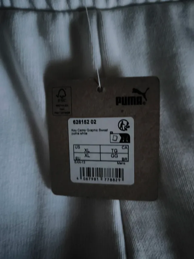 Pantaloncini Puma bianchi uomo