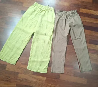 Lote 2 pantalones niña T.10 Zara y PTNStore