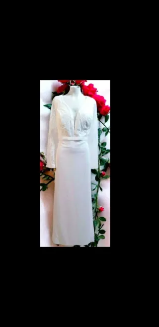 LIQUIDACIÓN Vestido Novia Largo Talla 52