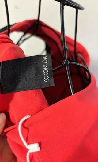 Abito elegante rosso e nero Coconuda