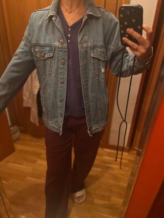 Cazadora vaquera oversize