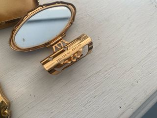 Polvera Stratton Floral Azul