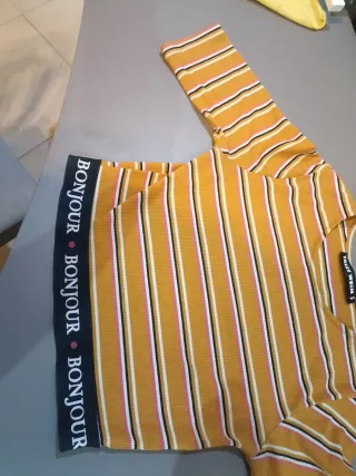 Maglia manica 3/4 a righe