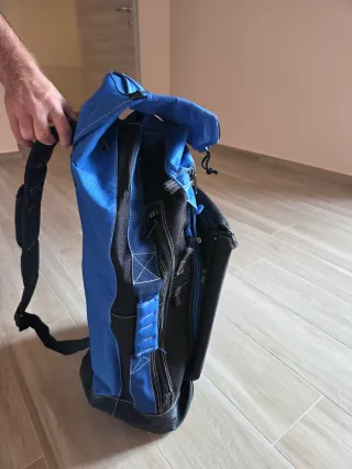 Zaino monospalla GSG blu e nero