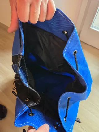 Zaino monospalla GSG blu e nero