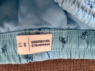 Bañador azul con estampado de bicicletas