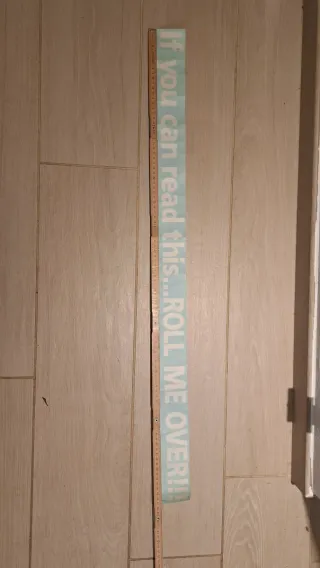 Scritta Roll Me Over  lunotto auto jeep wrangler