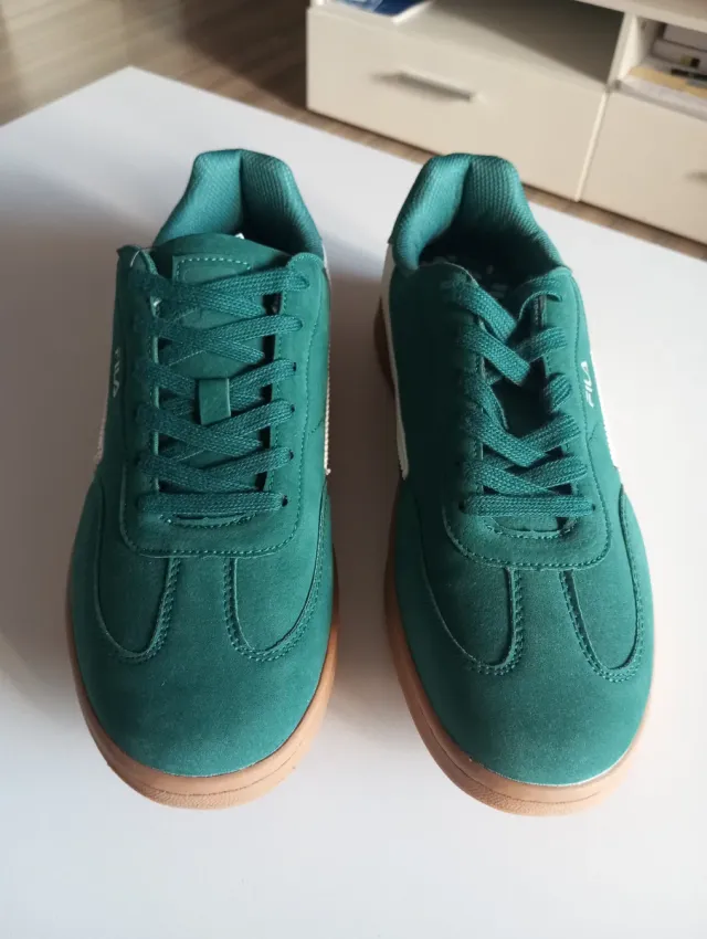 Zapatillas Fila Ante Verde Hombre