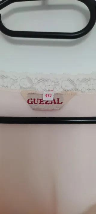 Camisón rosa encaje