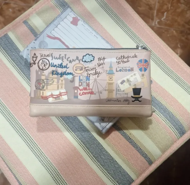 Cartera Anekke Londres Beige Multicolor