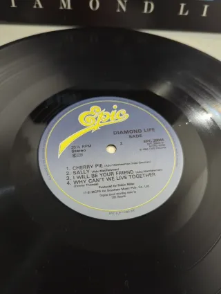 Sade - Diamond Life LP Epic
