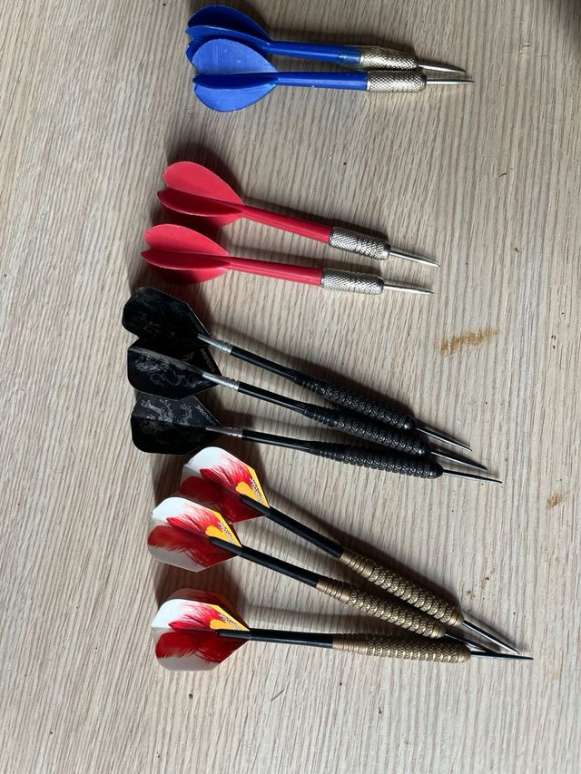 Bersaglio e freccette
usato solo 3 volte